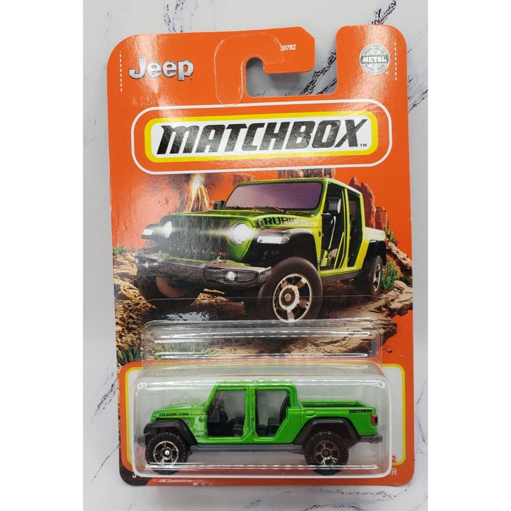 2022 Matchbox '20 Jeep Gladiator Pickup Green Off-Road #7